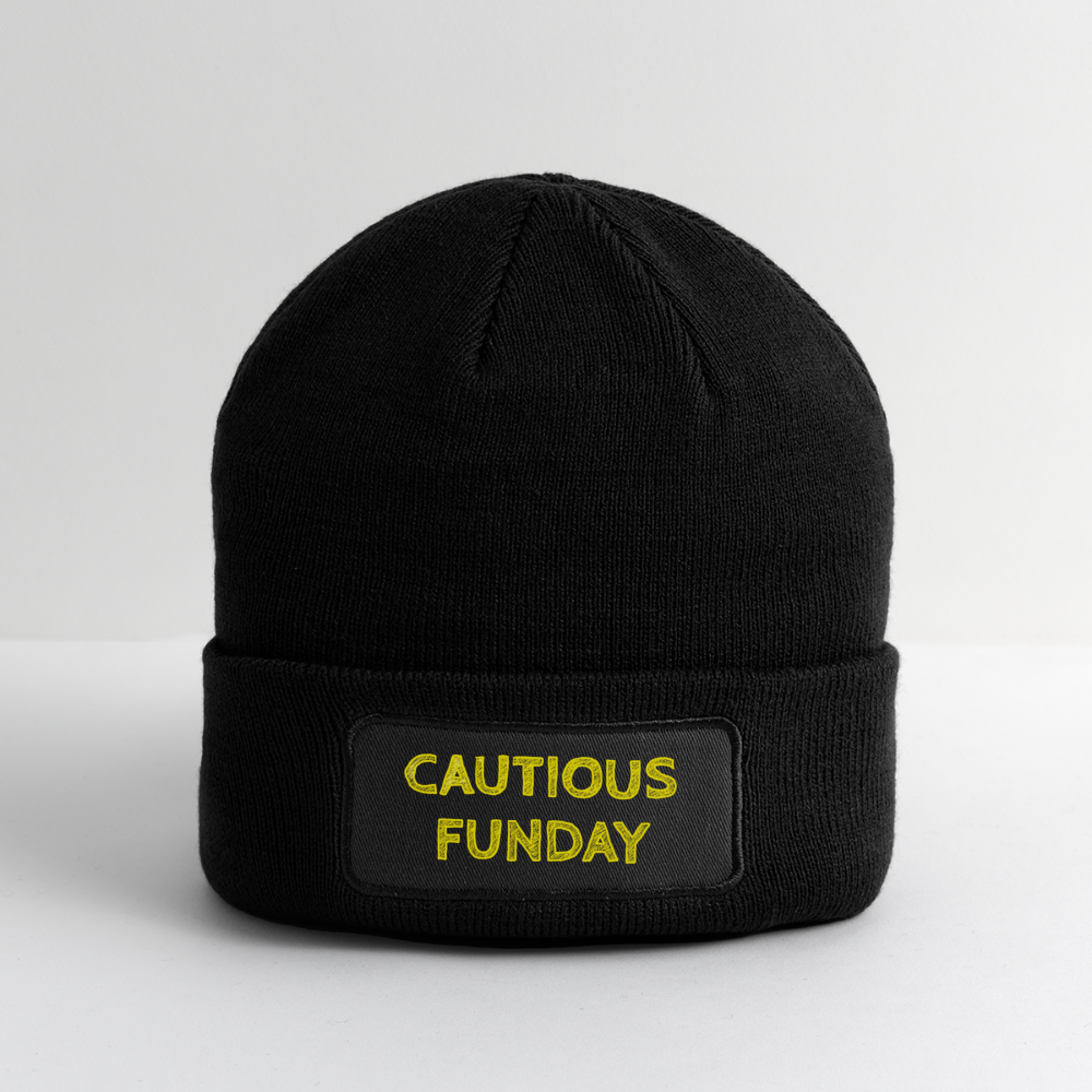 Cautious Funday Beanie - black