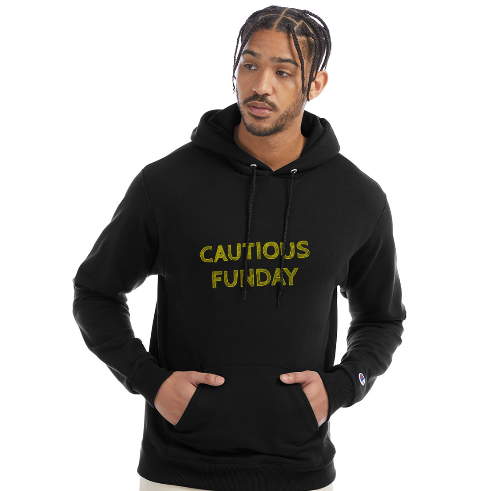 Cautious Funday Hoodie - black