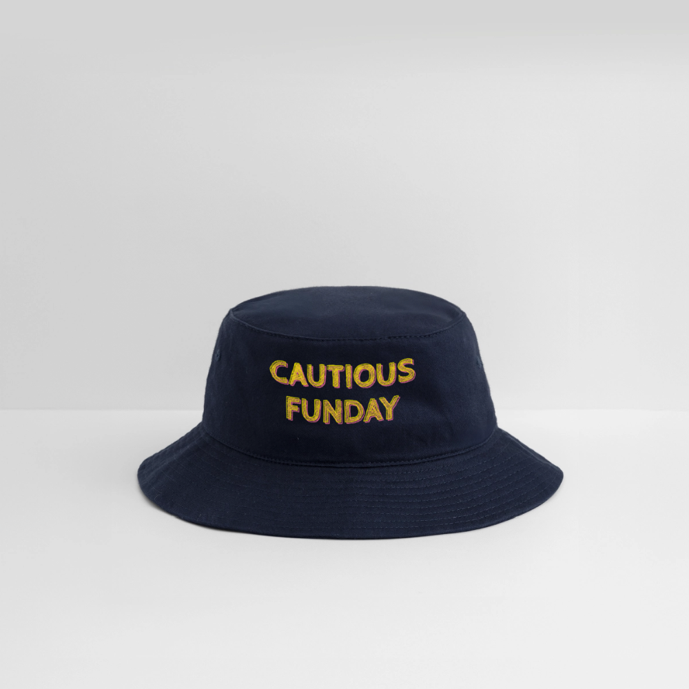 Cautious Funday Bucket Hat - navy