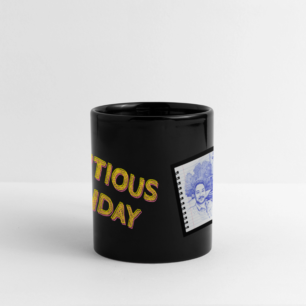 Full Color Panoramic Mug - black