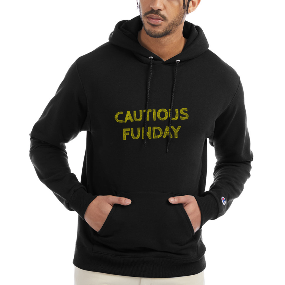 Cautious Funday Hoodie - black