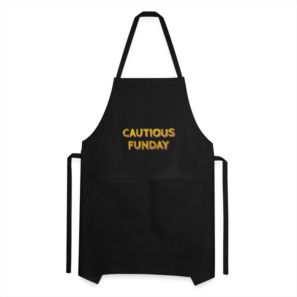 Cautious Funday Apron - black