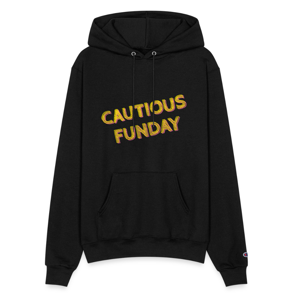 Cautious Funday Hoodie - black