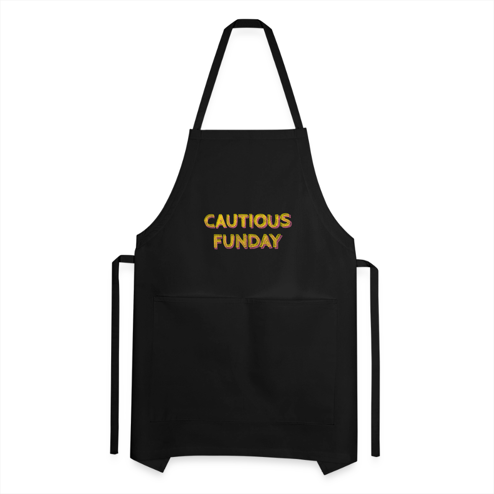 Cautious Funday Apron - black