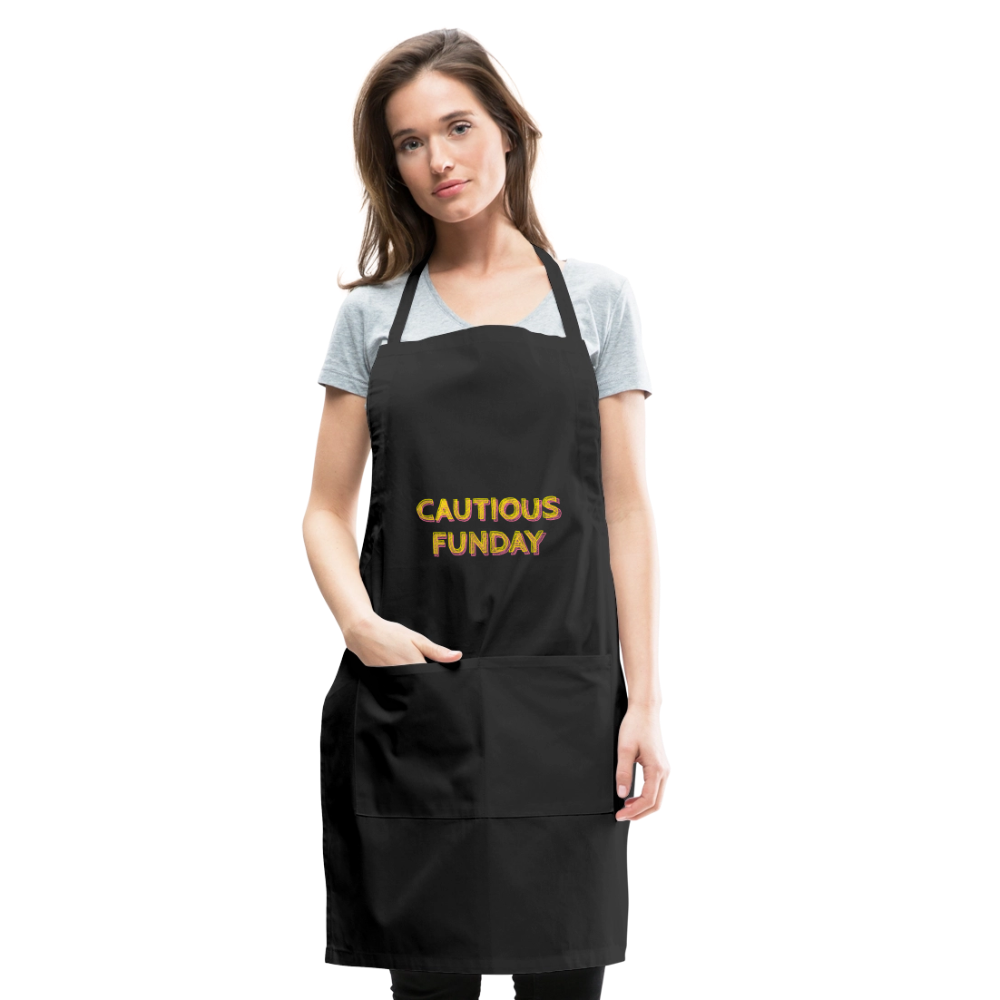 Cautious Funday Apron - black