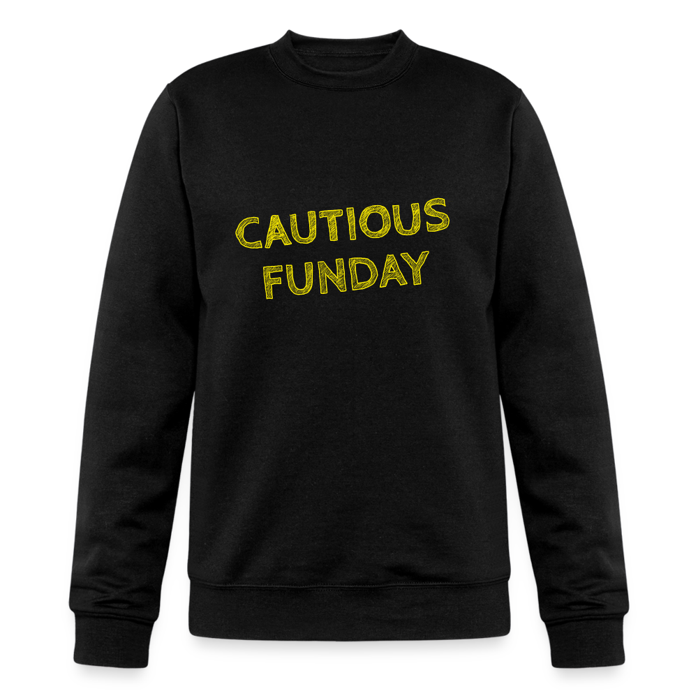 Cautious Funday Crew Sweatshirt - black