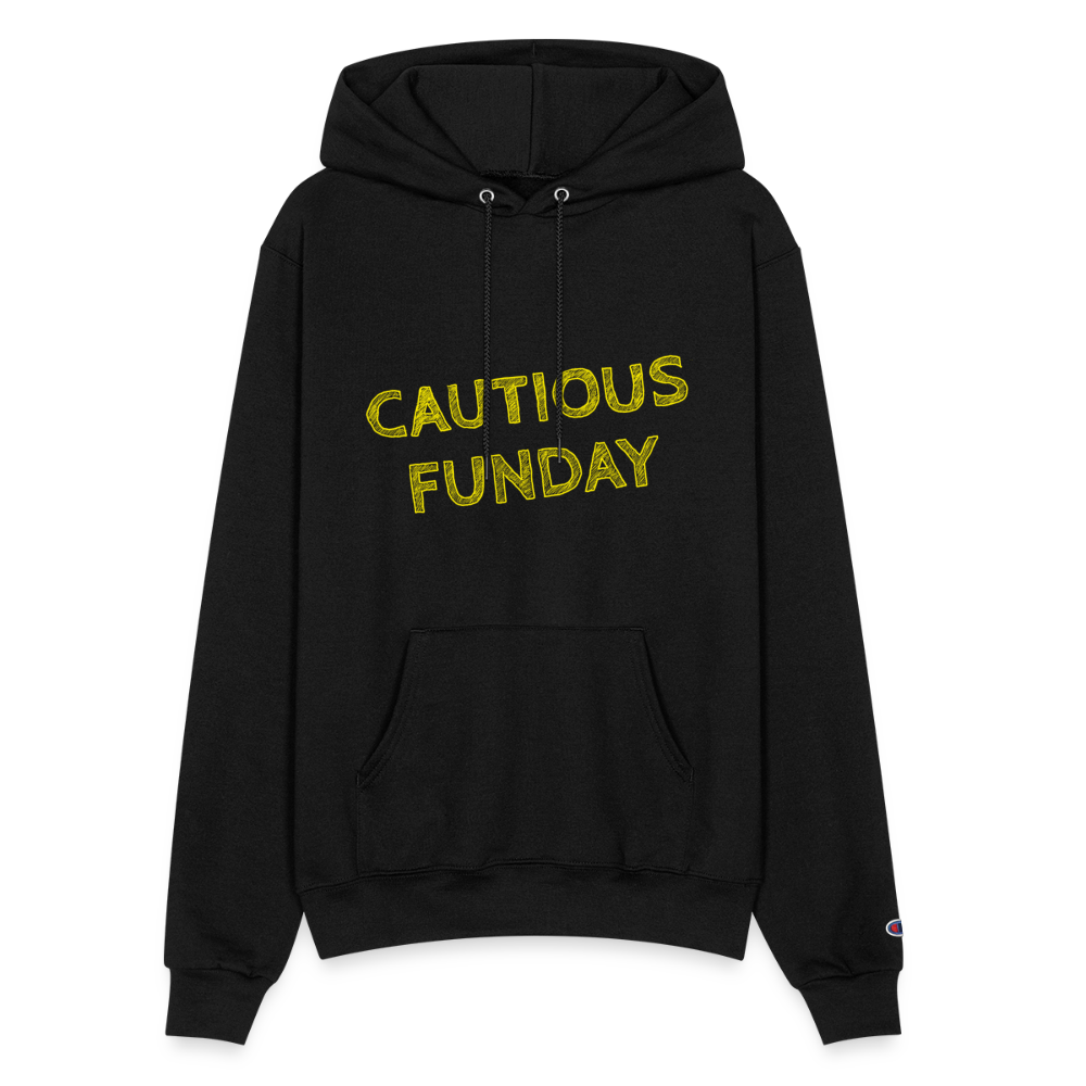 Cautious Funday Hoodie - black