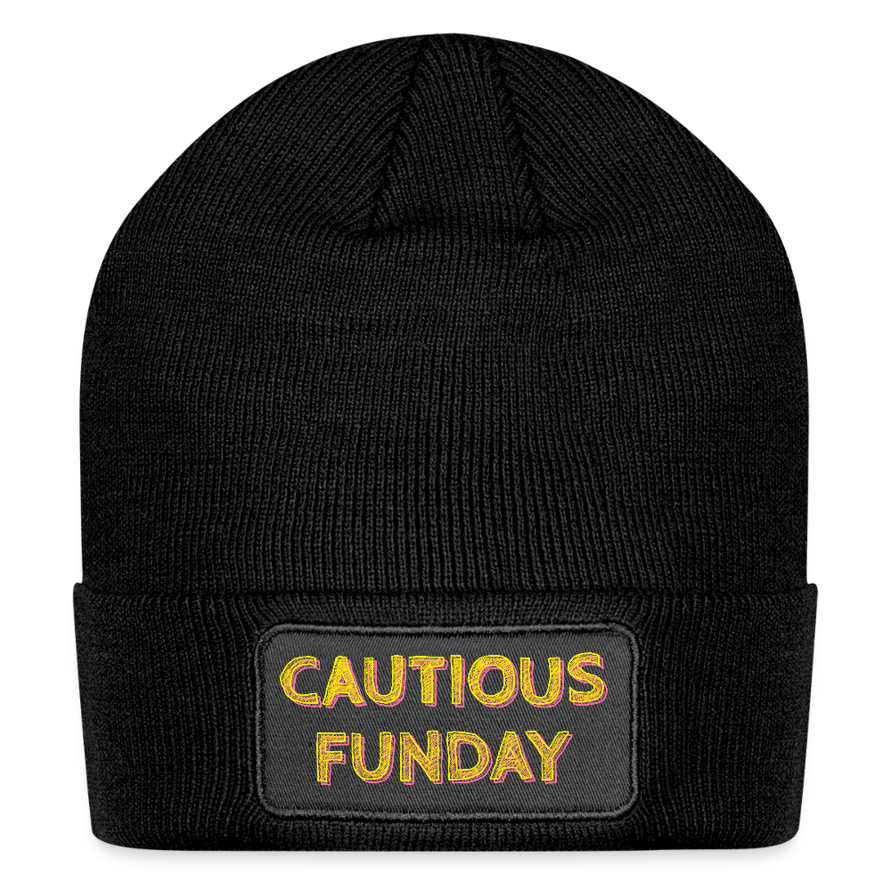 Patch Beanie - black