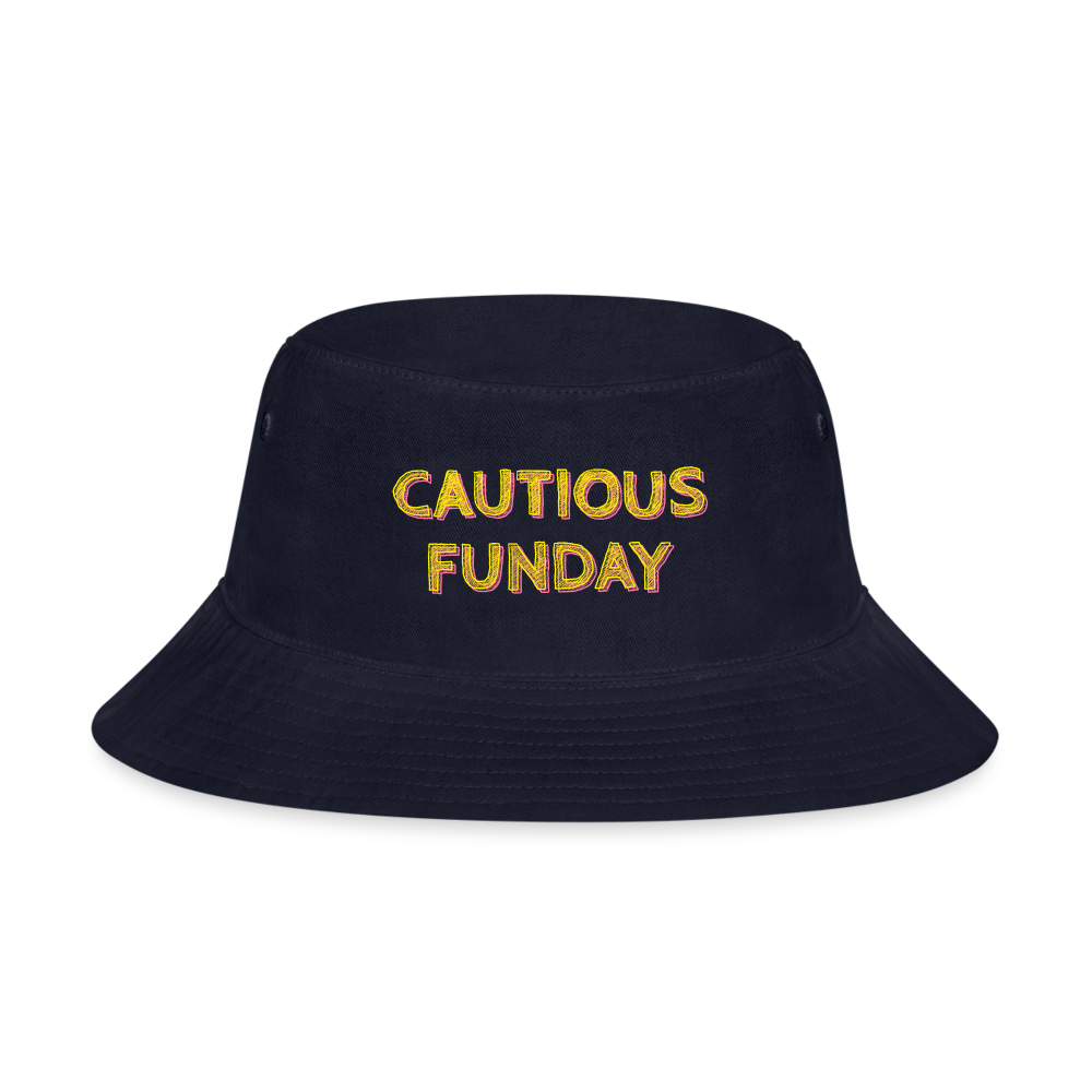 Cautious Funday Bucket Hat - navy