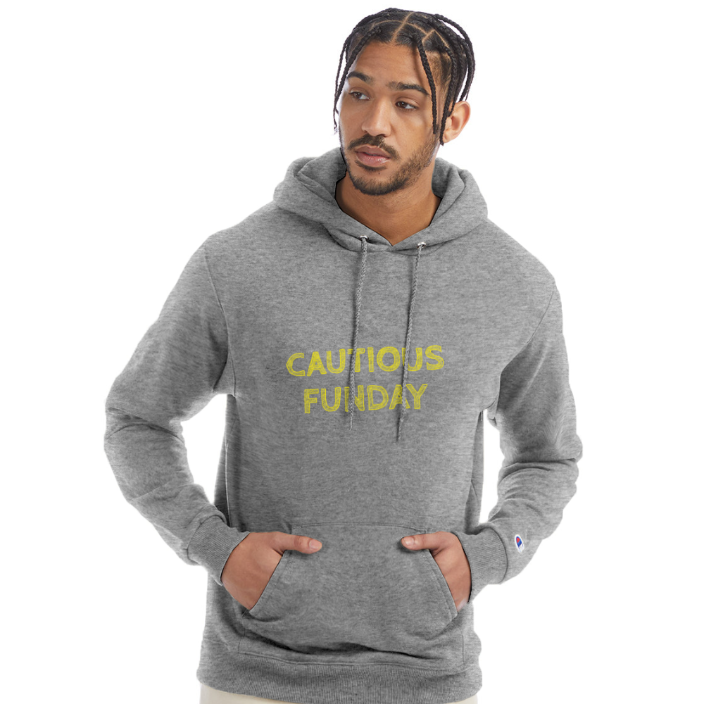 Cautious Funday Hoodie - heather gray