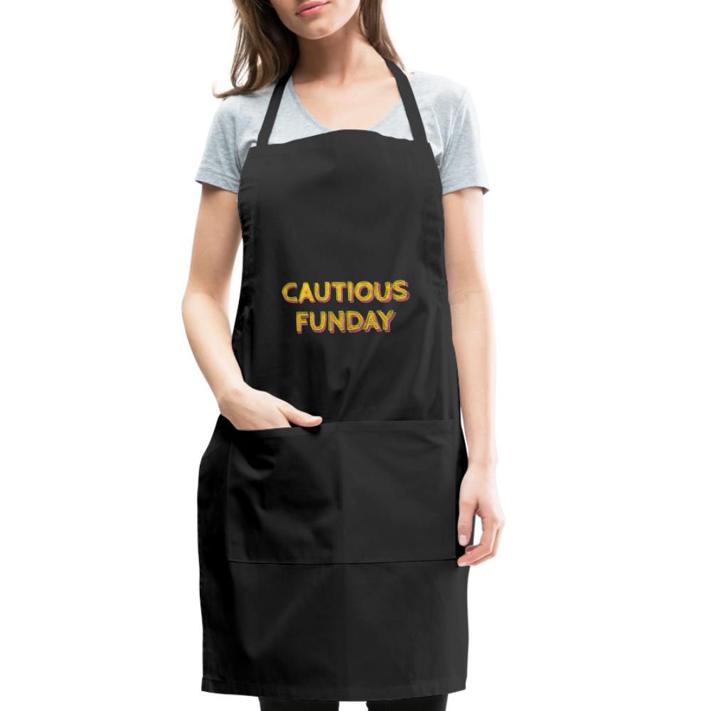 Cautious Funday Apron - black