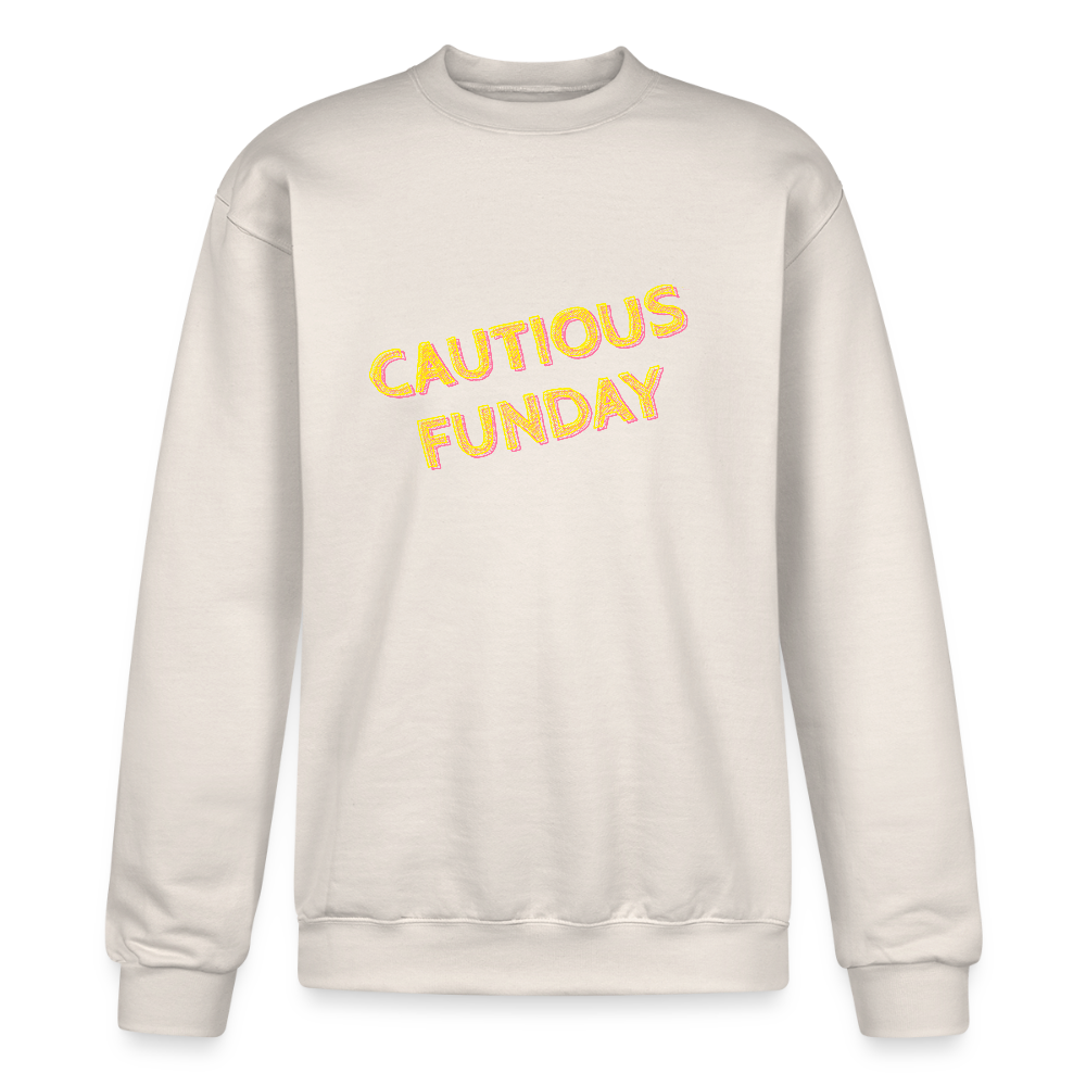 Cautious Funday Crew Sweatshirt - Sand