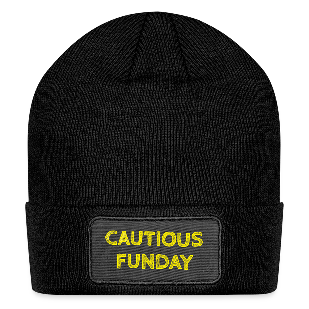 Cautious Funday Beanie - black