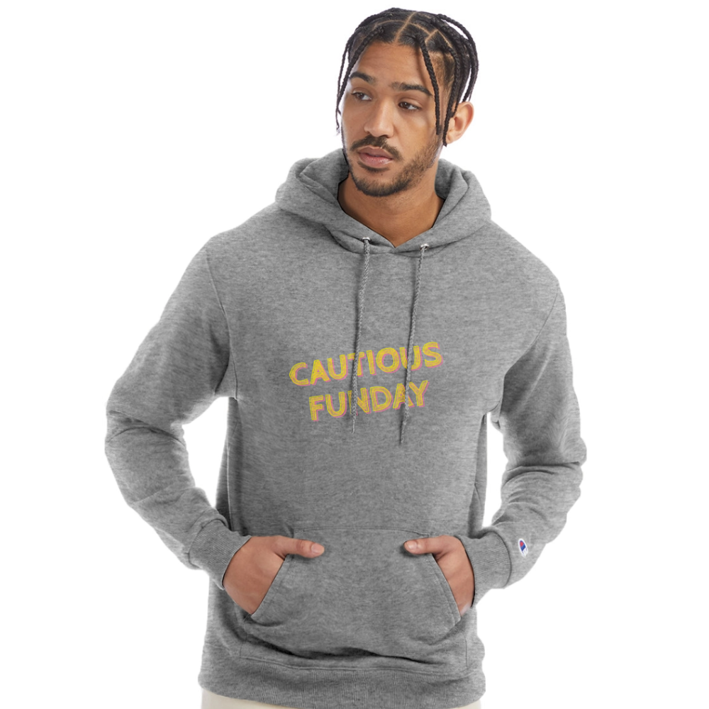 Cautious Funday Hoodie - heather gray