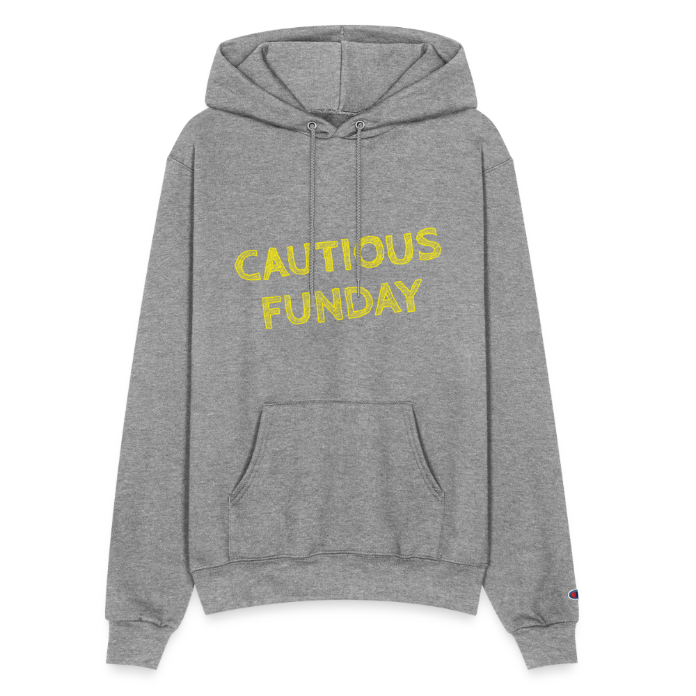 Cautious Funday Hoodie - heather gray