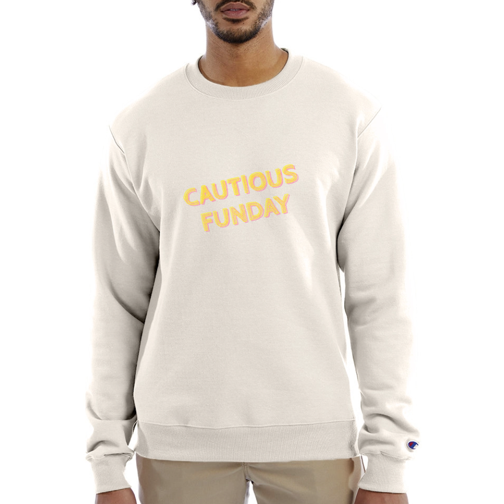 Cautious Funday Crew Sweatshirt - Sand