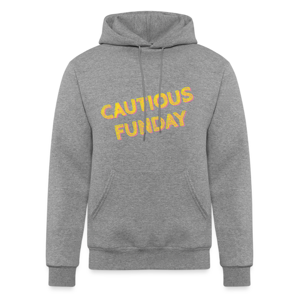 Cautious Funday Hoodie - heather gray