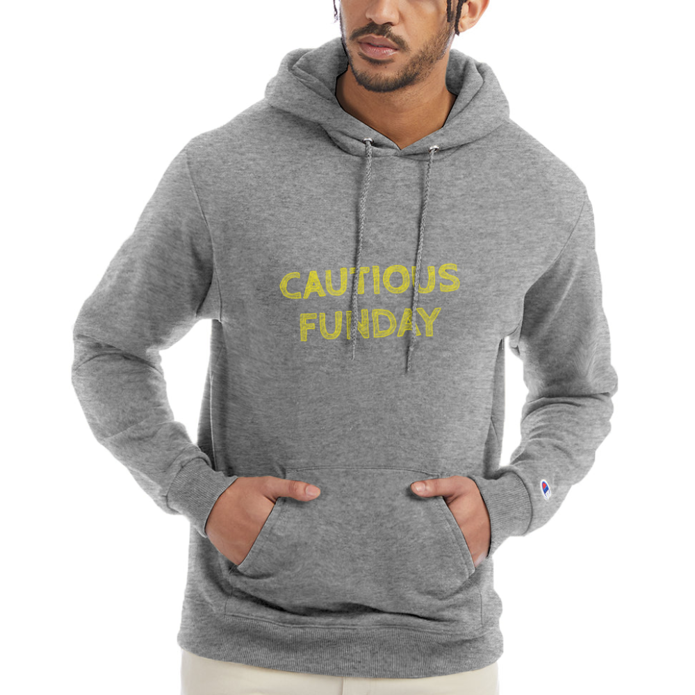 Cautious Funday Hoodie - heather gray