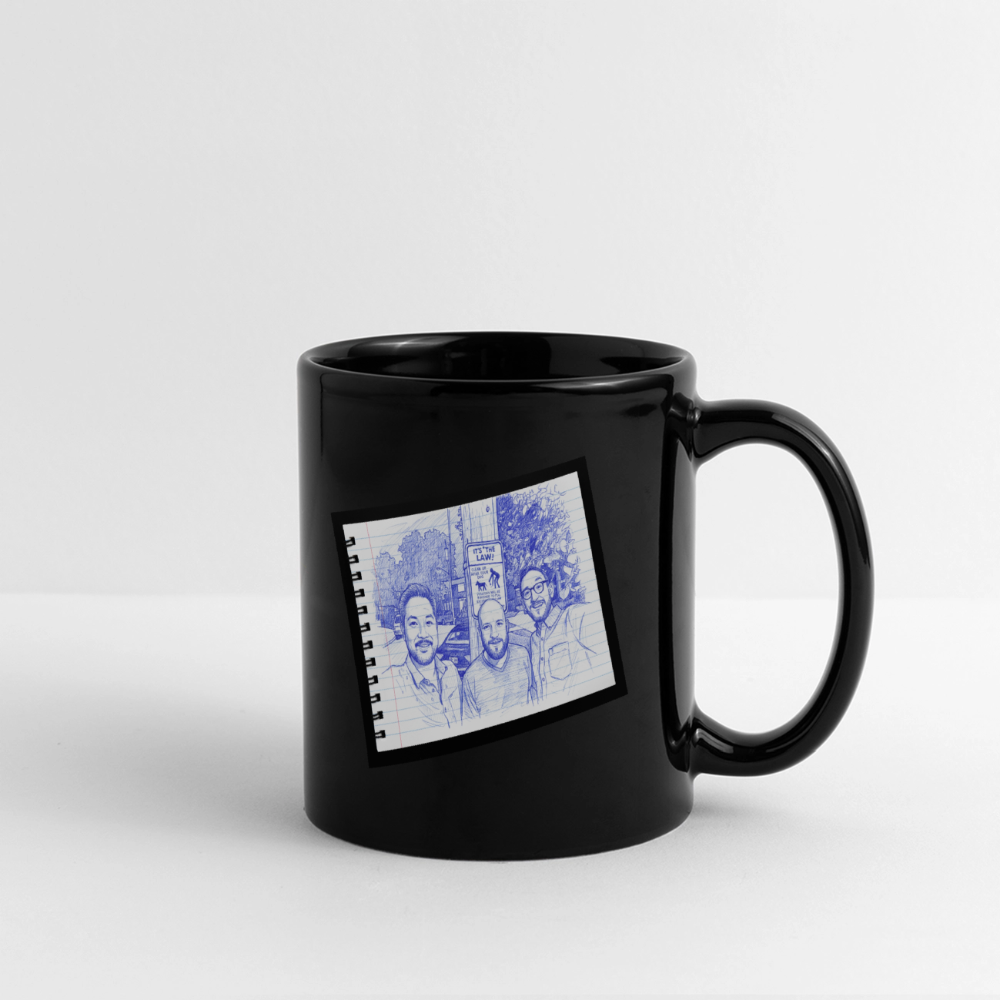 Full Color Panoramic Mug - black