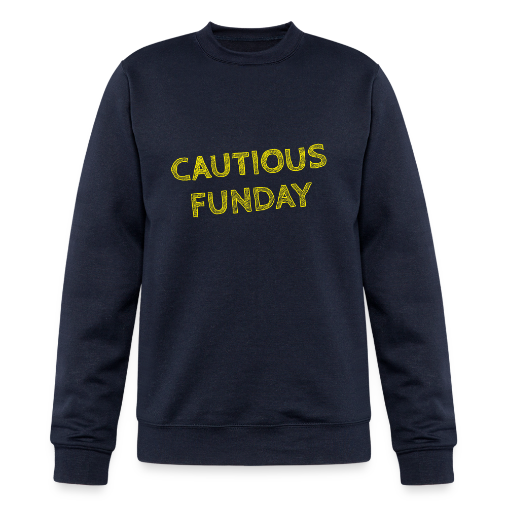 Cautious Funday Crew Sweatshirt - navy