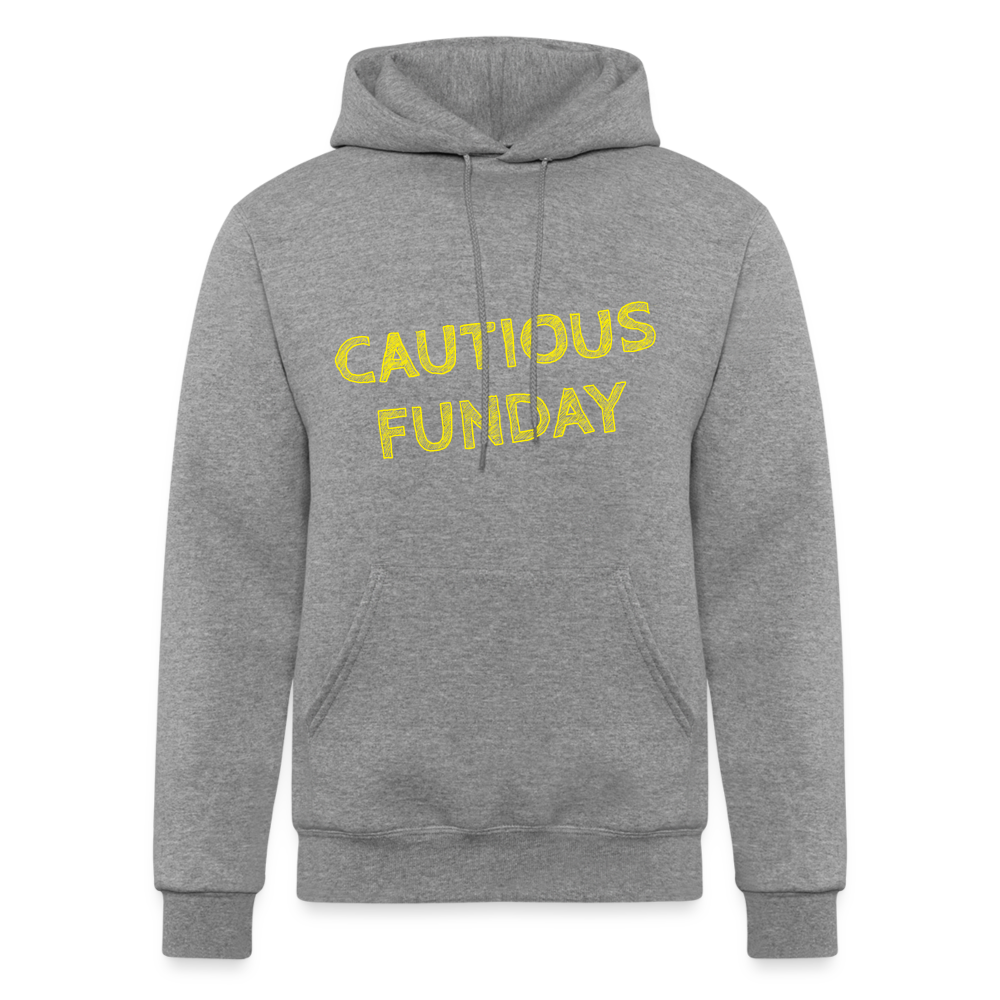 Cautious Funday Hoodie - heather gray