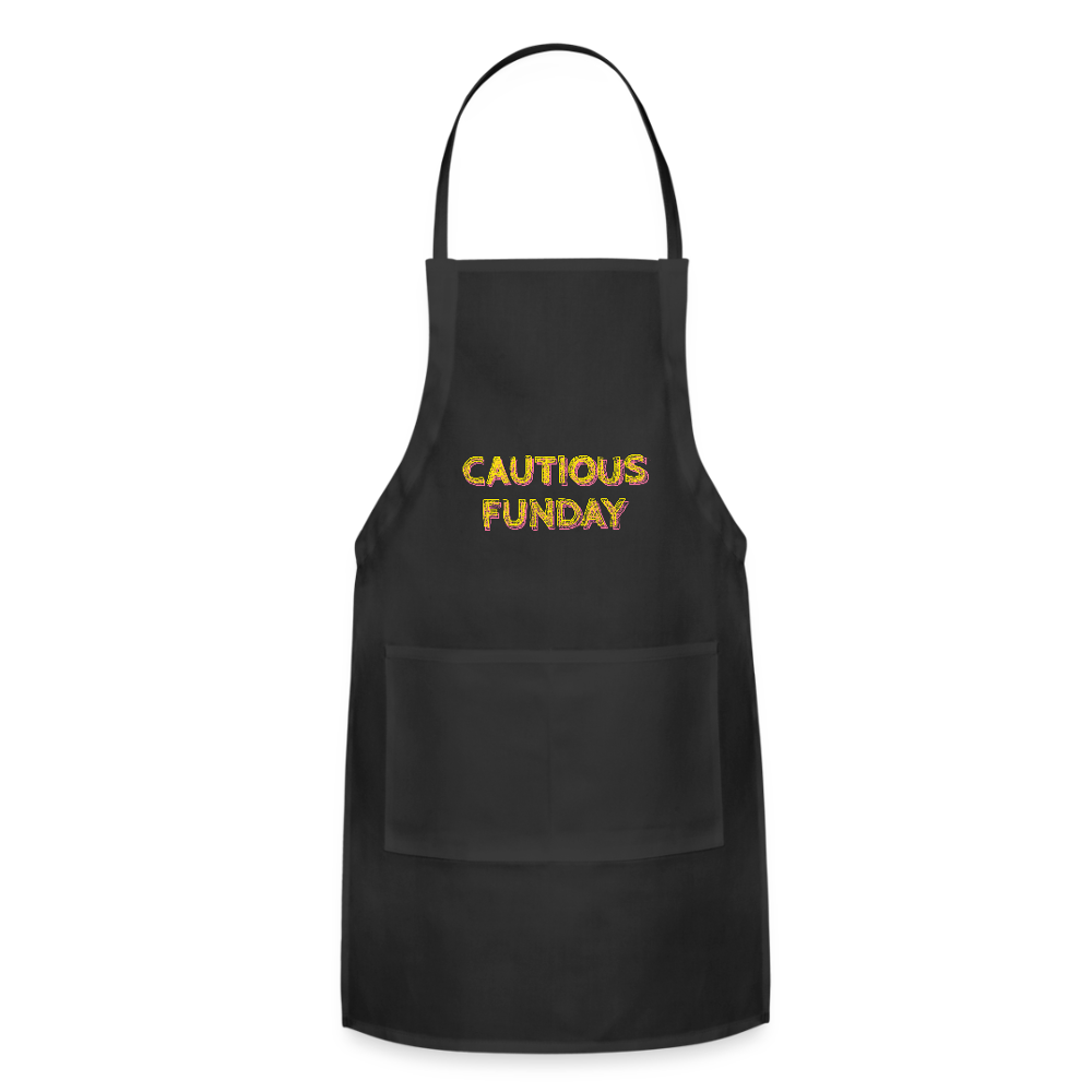 Cautious Funday Apron - black