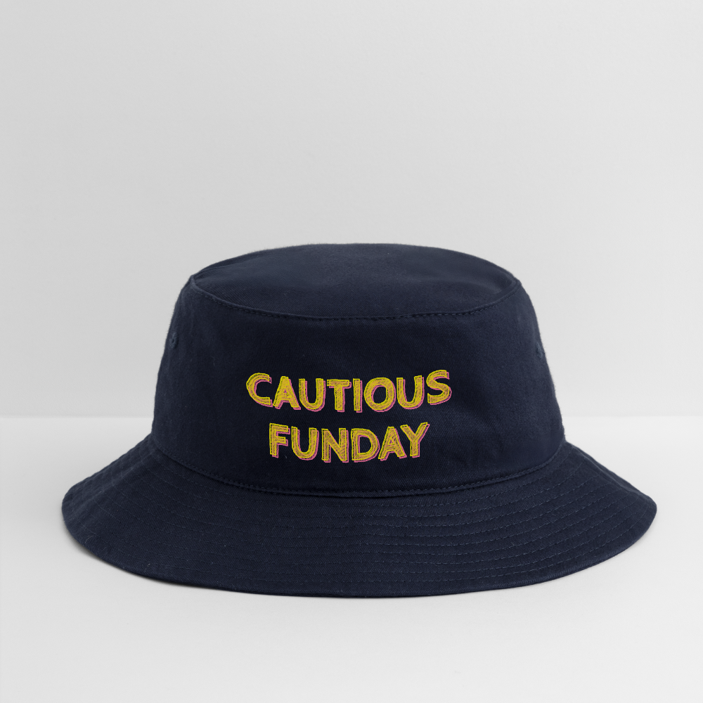 Cautious Funday Bucket Hat - navy