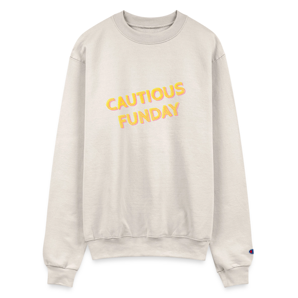 Cautious Funday Crew Sweatshirt - Sand