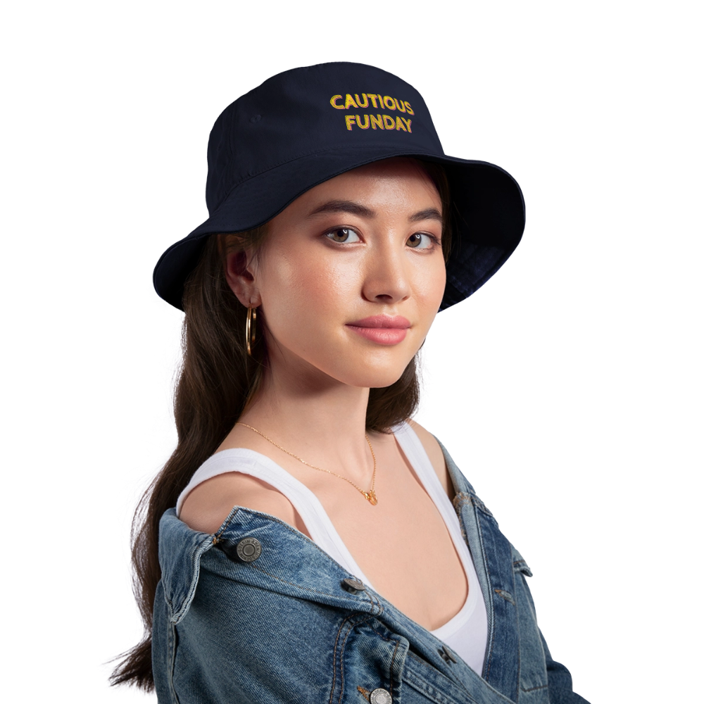 Cautious Funday Bucket Hat - navy